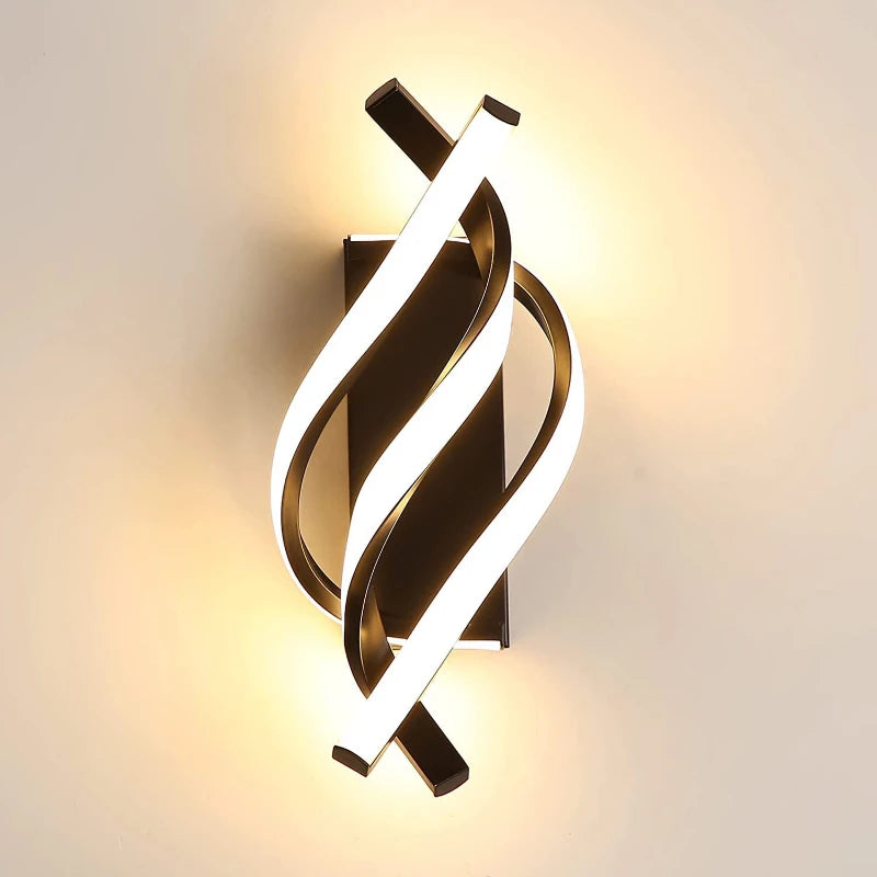Applique murale LED intérieur noir