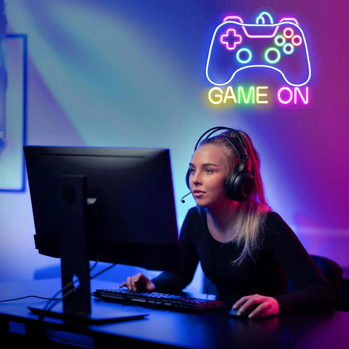 Applique murale pop art Gamer