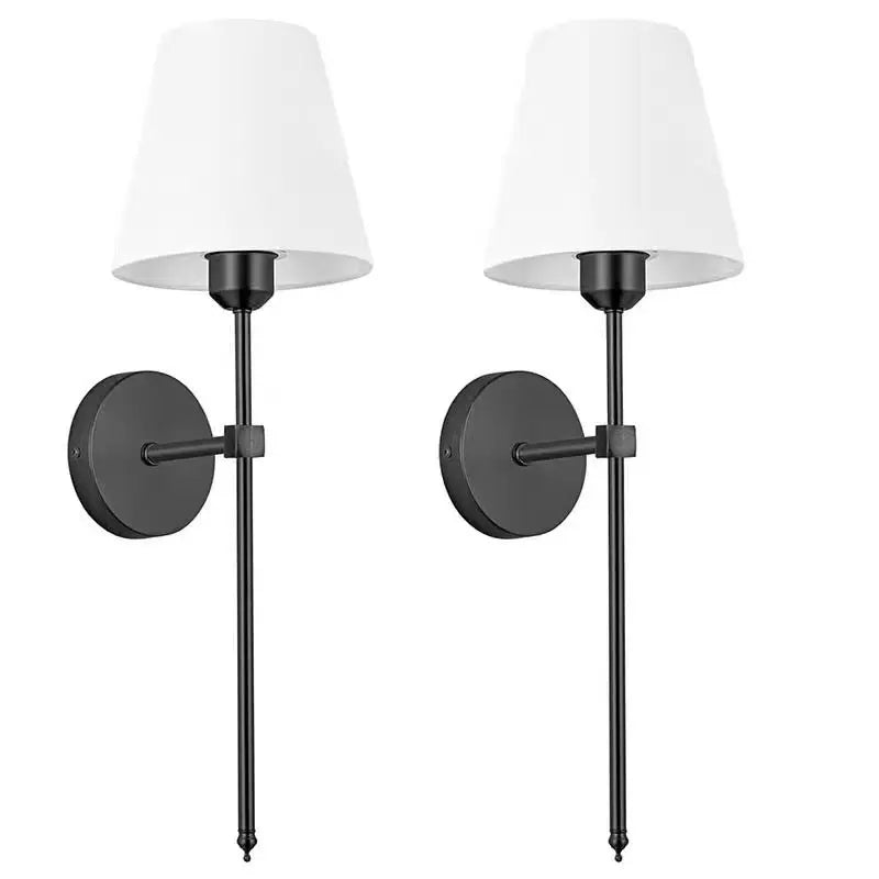 2 Hauteur applique murale noir