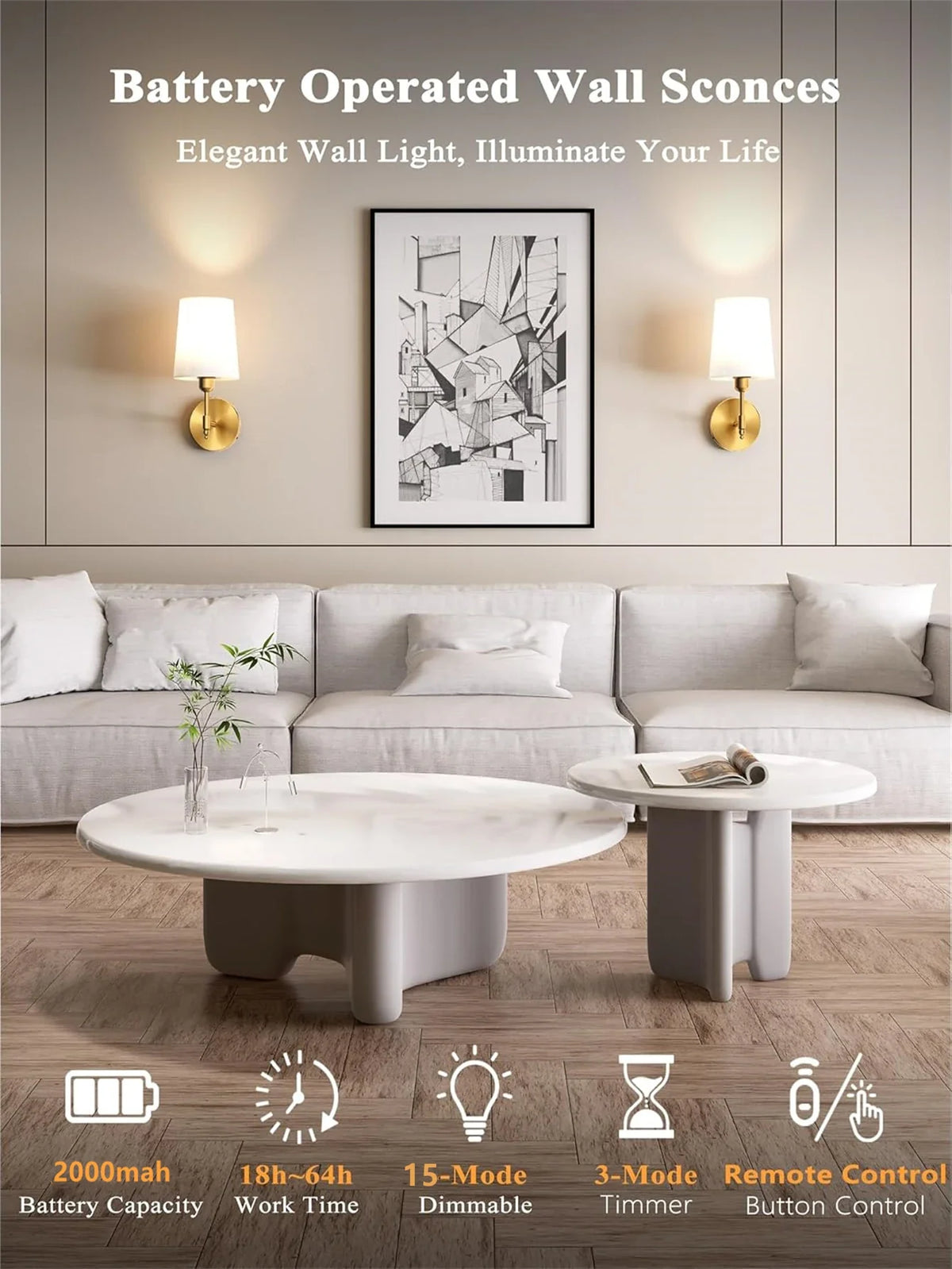 Abat jour applique murale