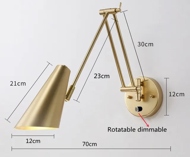 Applique murale Led à intensité variable modèle 8