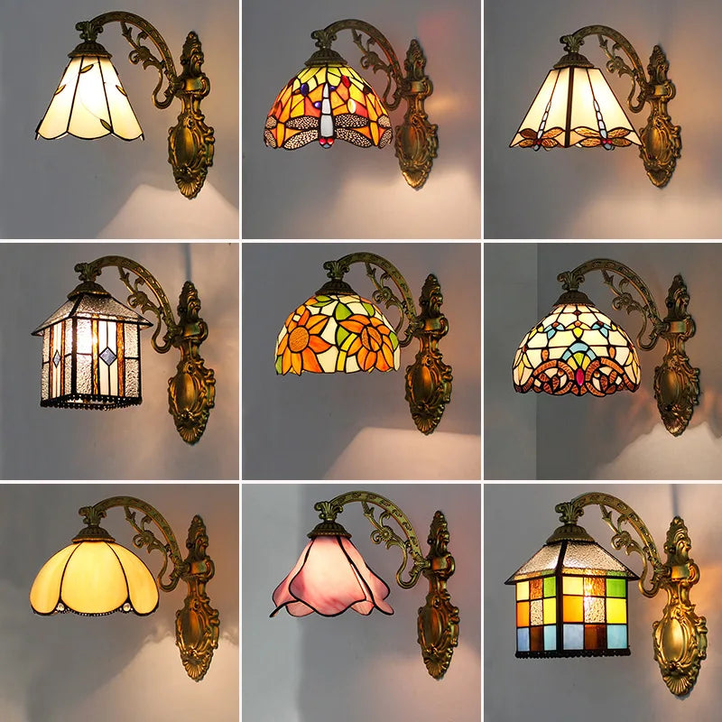 Applique murale Tiffany