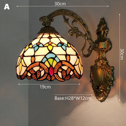 Applique murale Tiffany dimensions modèle 12
