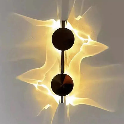 Applique murale art déco double