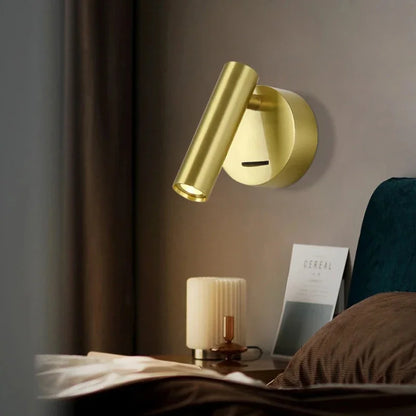 Applique murale avec interrupteur pour chambre