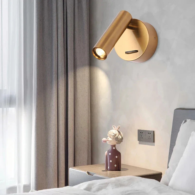 Applique murale avec interrupteur pour chambre, Bureau