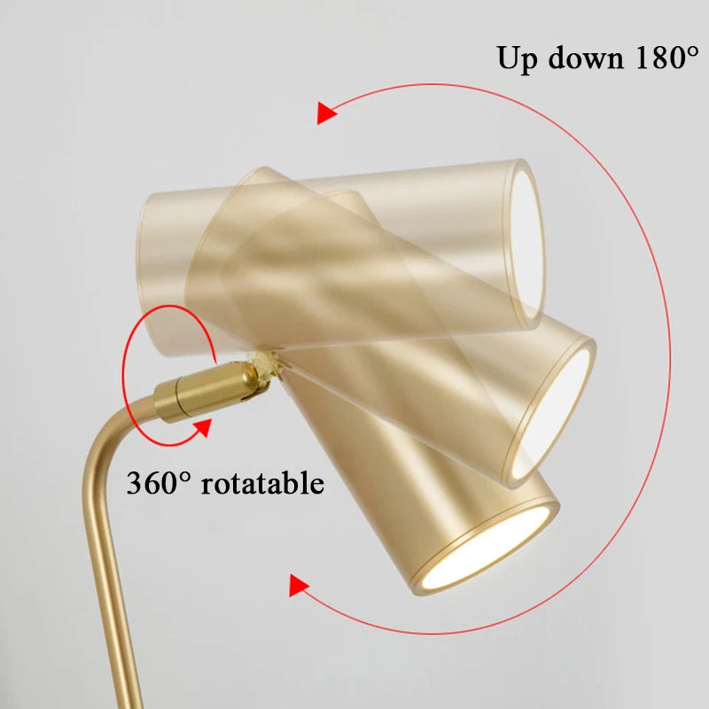Applique murale avec interrupteur rotation