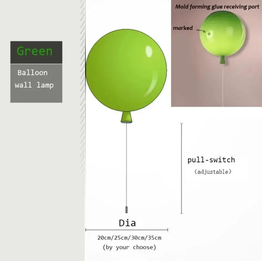 Applique murale ballon modèle 10