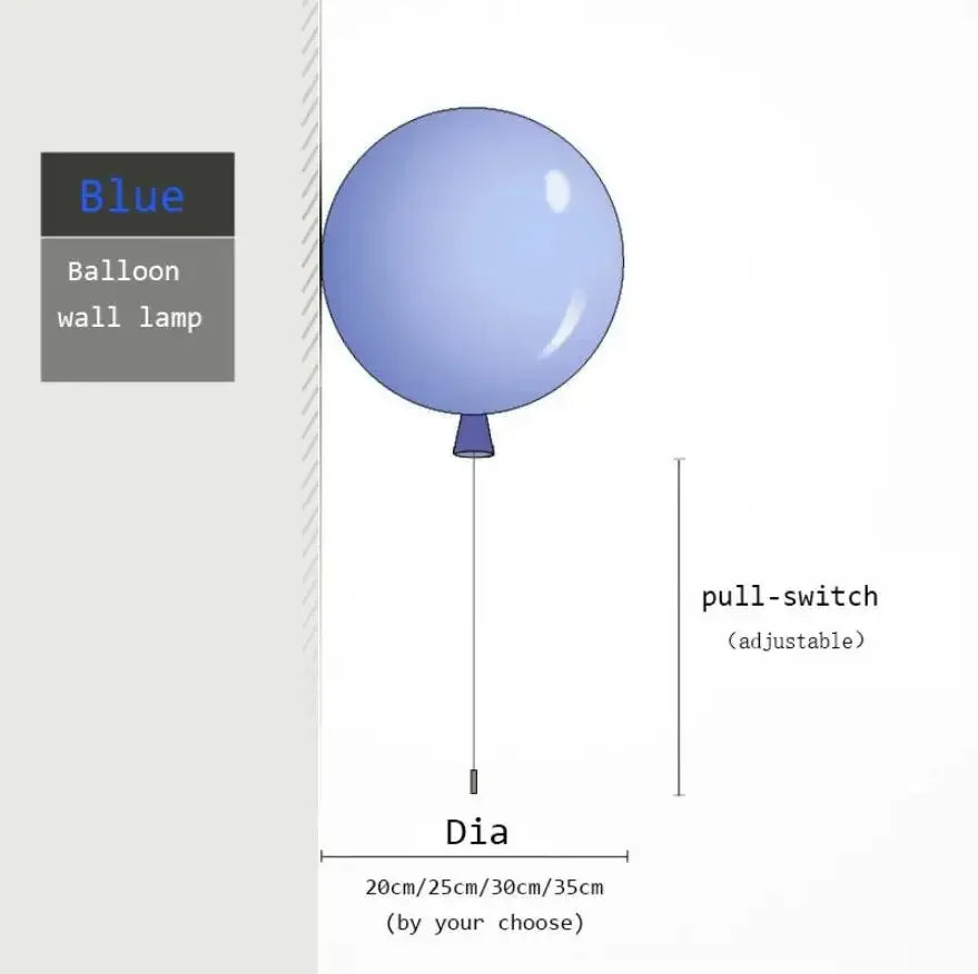 Applique murale ballon modèle 8