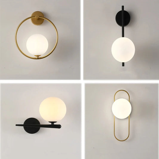 Applique murale boule style