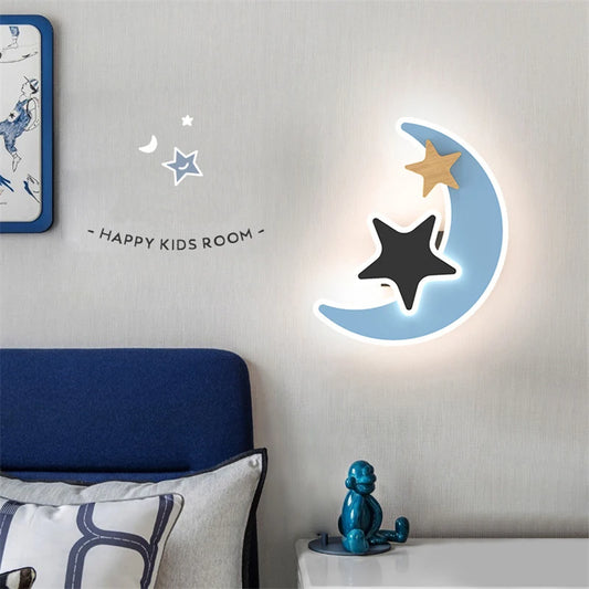 Applique murale chambre enfant lune