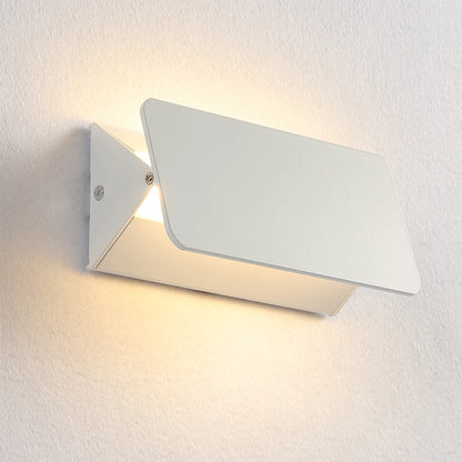 Applique murale d'angle blanche