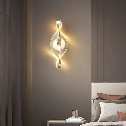 Applique murale dorée chambre

