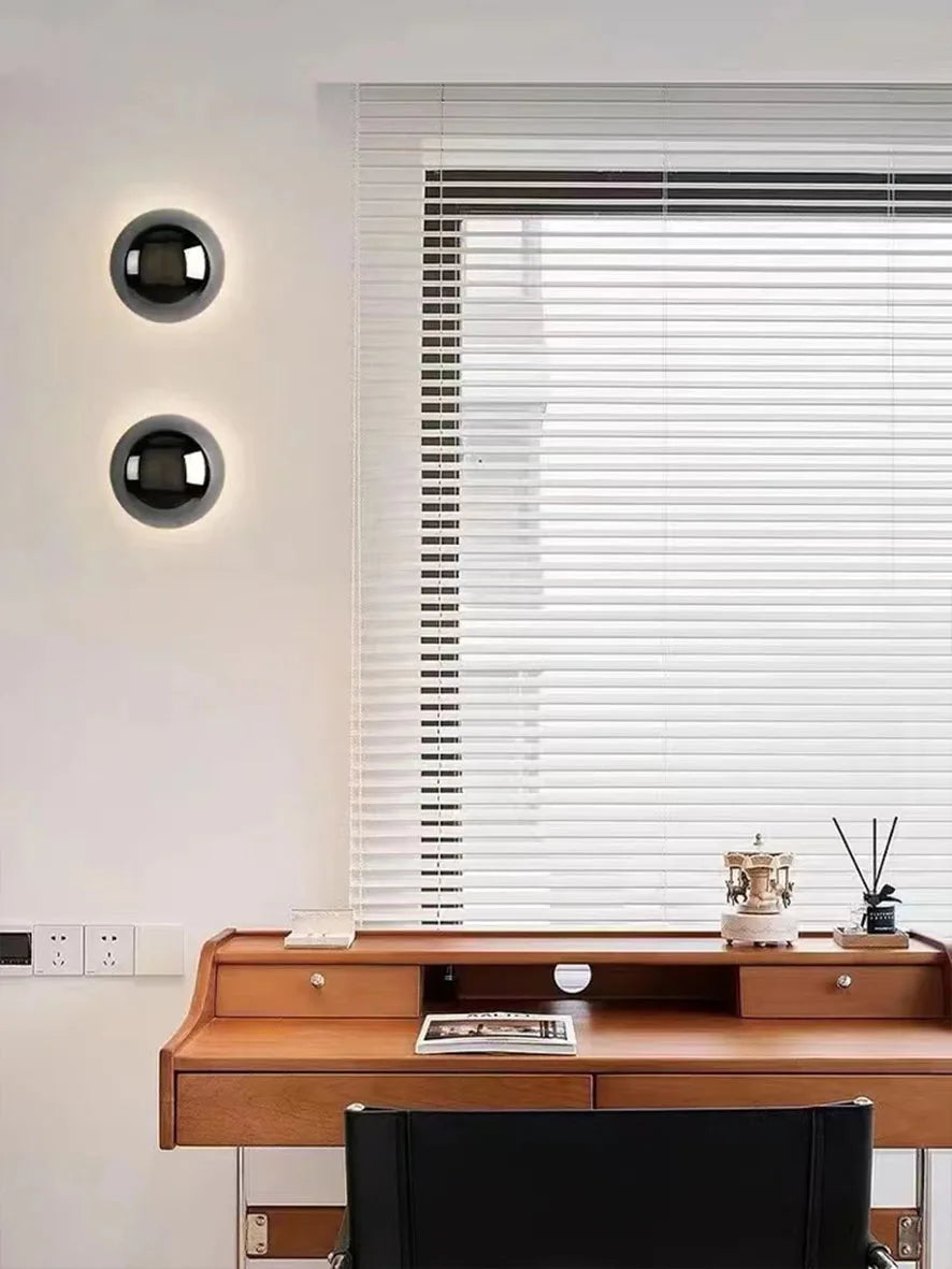 Applique murale en argentée bureau