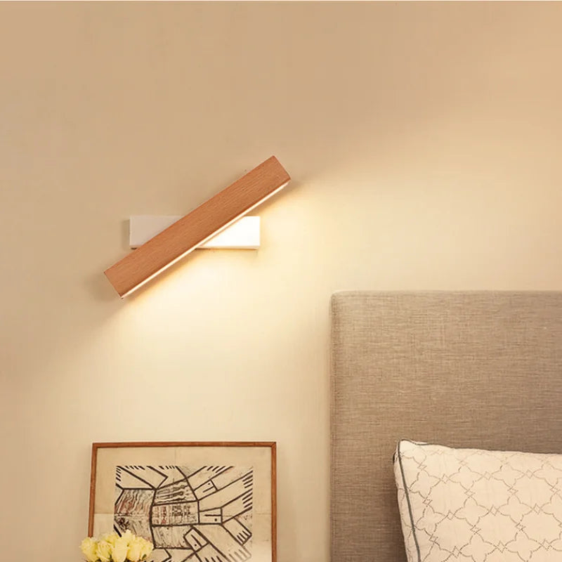 Applique murale en bois flotté en blanche chambre 2
