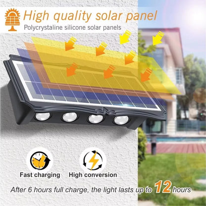 Applique murale extérieur pour terrasse solaire