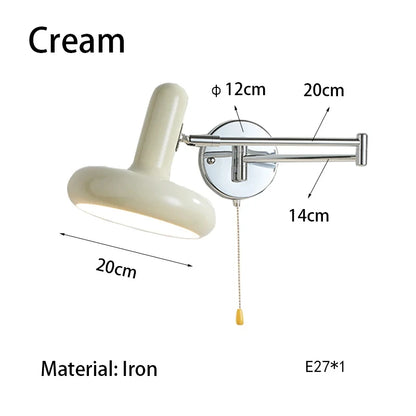 Applique murale extensible blanc crème