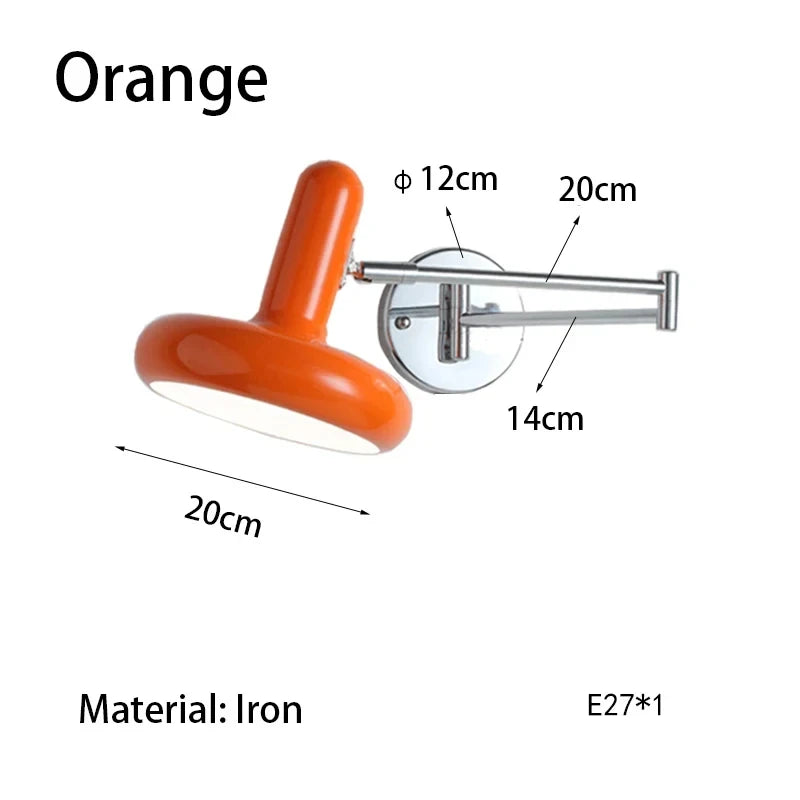 Applique murale extensible orange 2