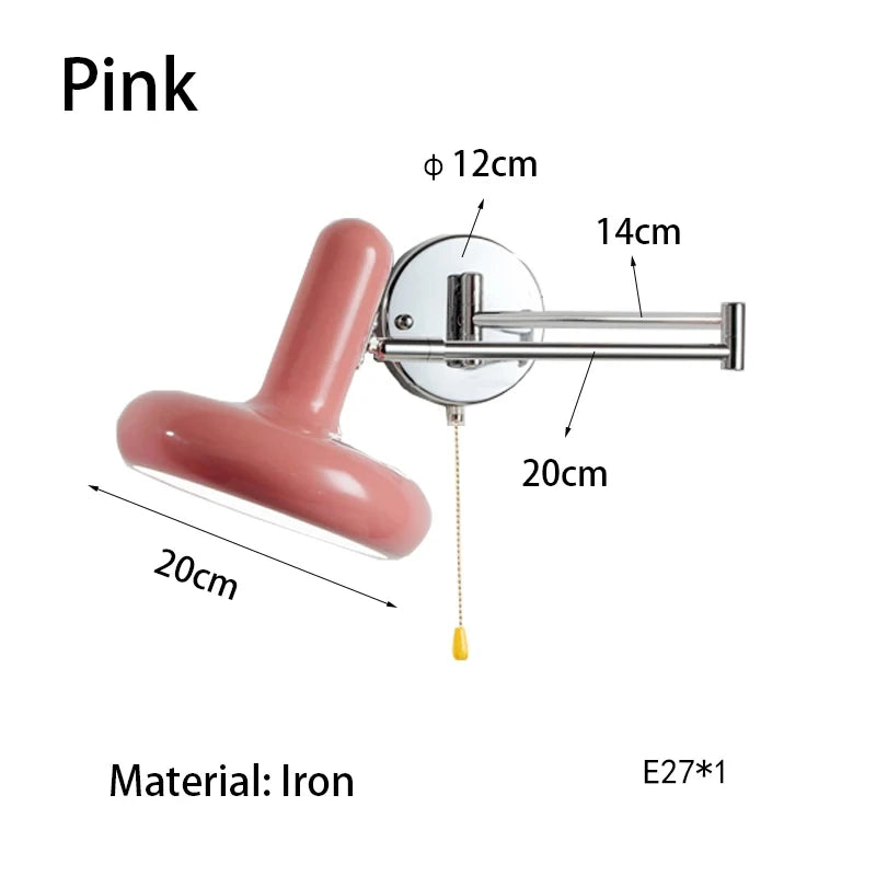 Applique murale extensible rose