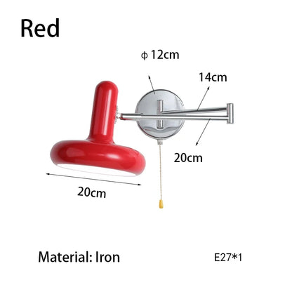 Applique murale extensible rouge
