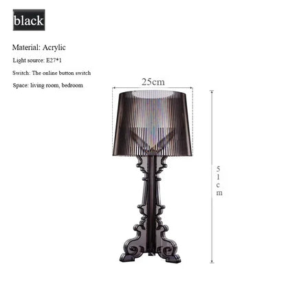 Applique murale karelle transparent noir