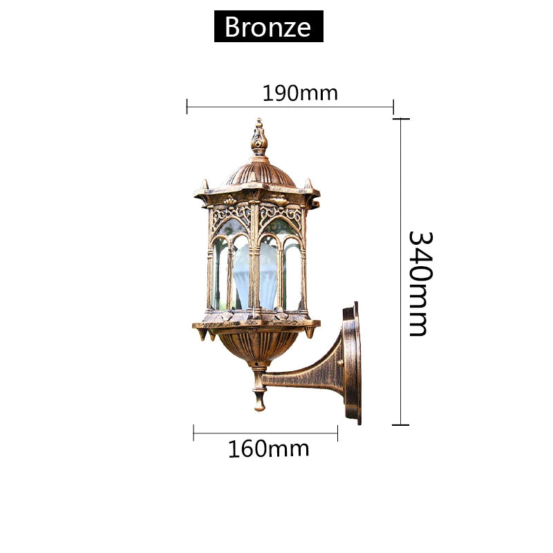 Applique murale lampadaire bronze dimensions 