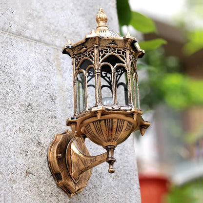 Applique murale lampadaire bronze extérieur 