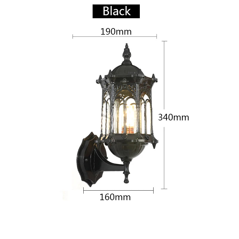 Applique murale lampadaire noir dimensions 