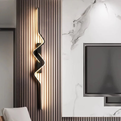 Applique murale noir design salon