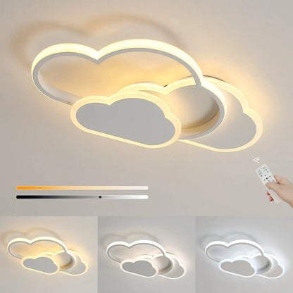Applique murale nuage télécommandé