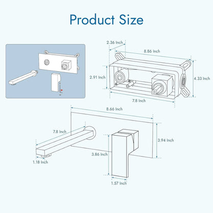 Applique murale robinet produit 