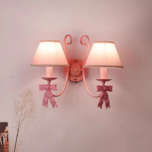 Applique murale rose