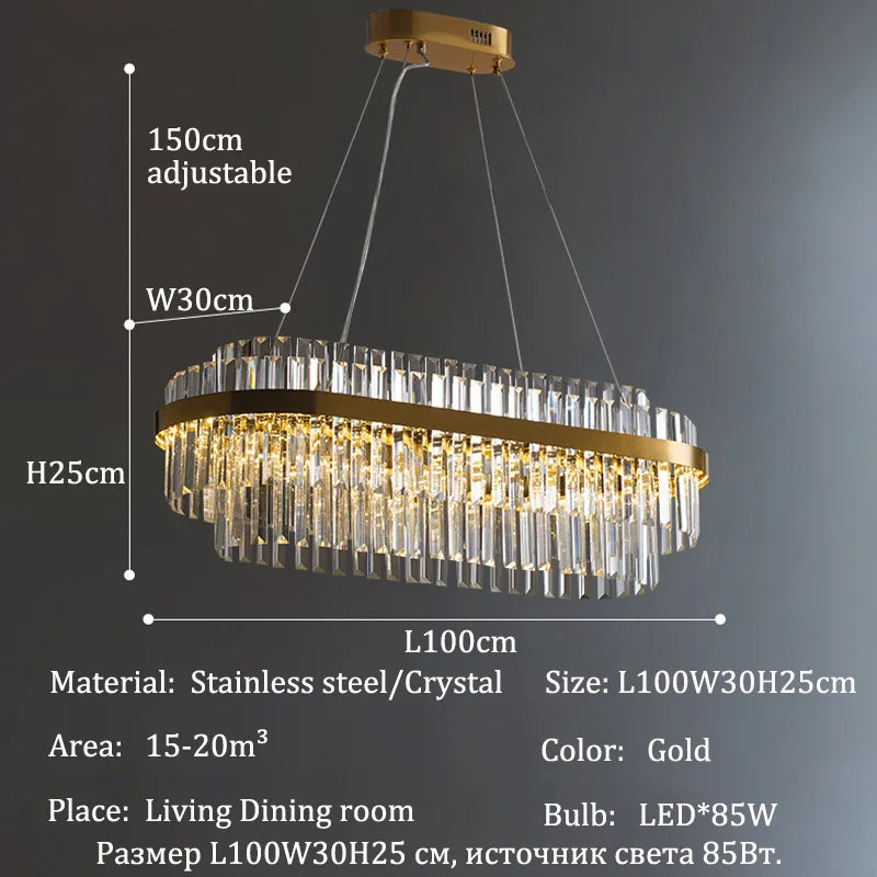 Applique murale suspendue en cristal dimensions modèle 10