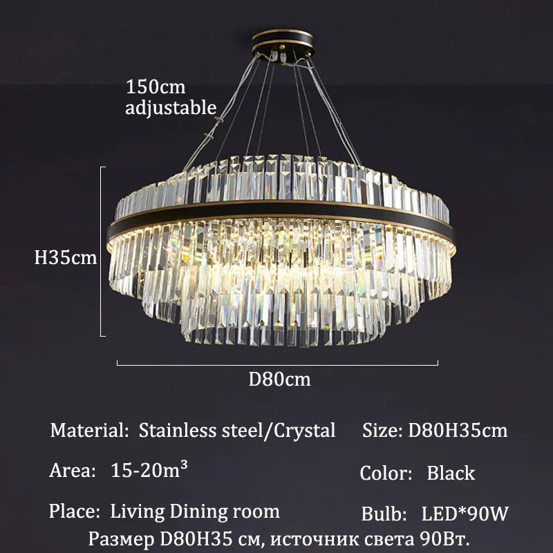 Applique murale suspendue en cristal dimensions modèle 12
