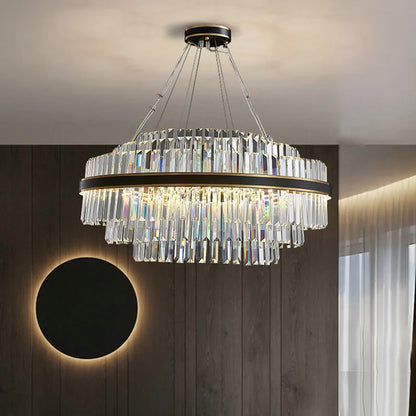Applique murale suspendue en cristal hall