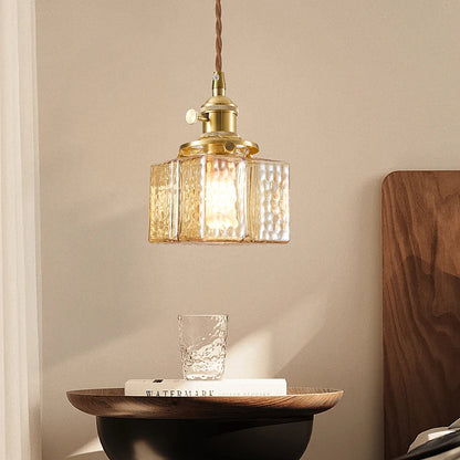 Applique murale suspendue en laiton chambre
