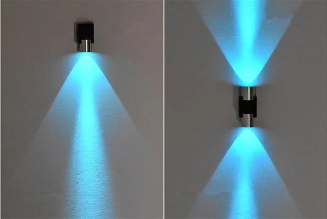 Applique murale tendance lumière bleu
