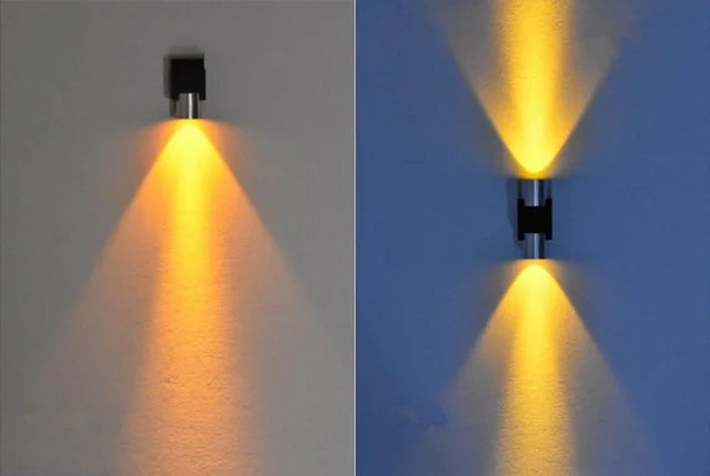 Applique murale tendance lumière jaune