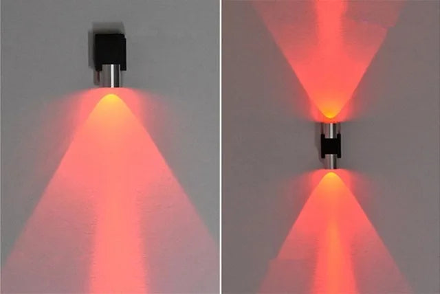 Applique murale tendance lumière rouge