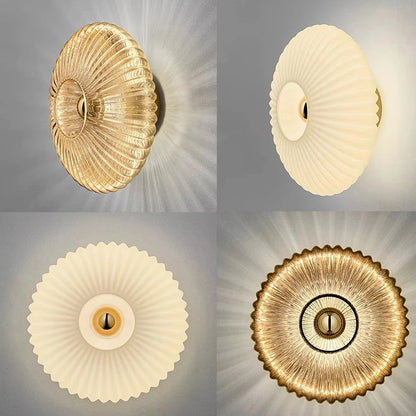 Appliques murales design en verre 
