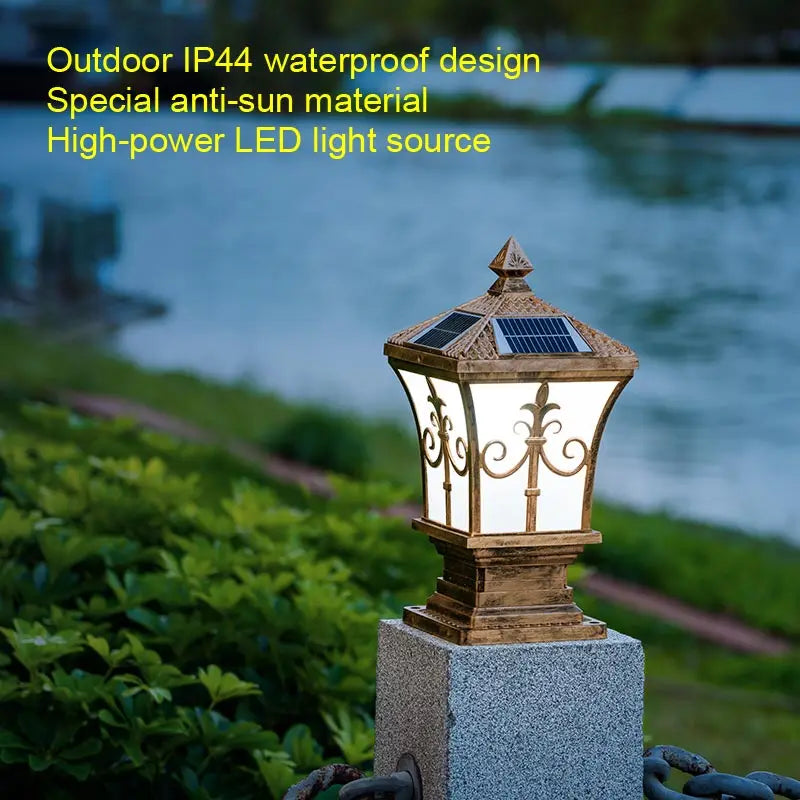 Applique murale LED solaire style japonais