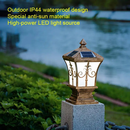 Applique murale LED solaire style japonais