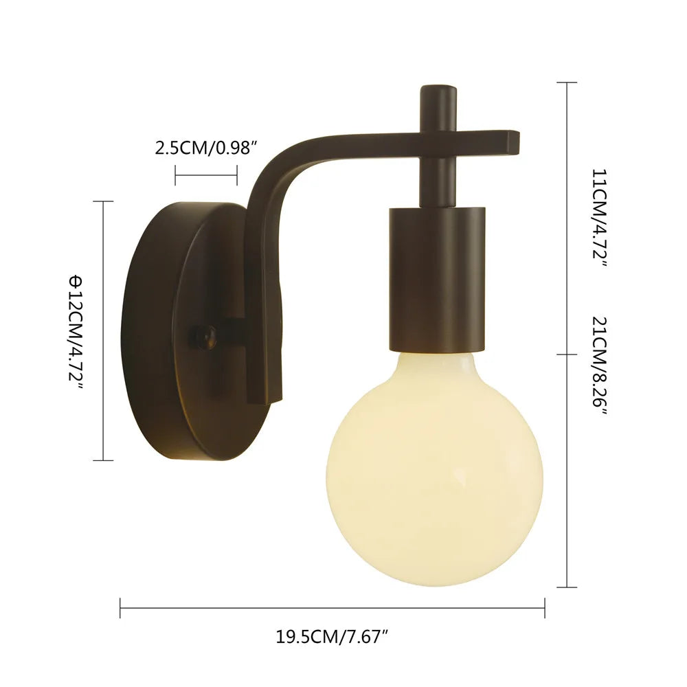 Petite applique murale LED dimensions modèle 1