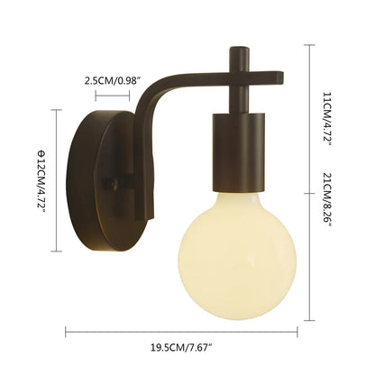 Petite applique murale LED dimensions modèle 1
