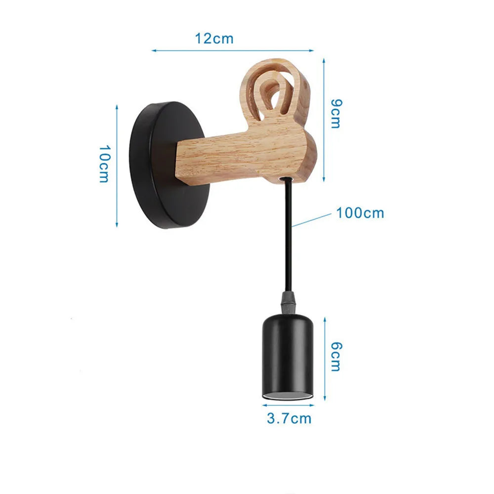Petite applique murale LED dimensions modèle 4