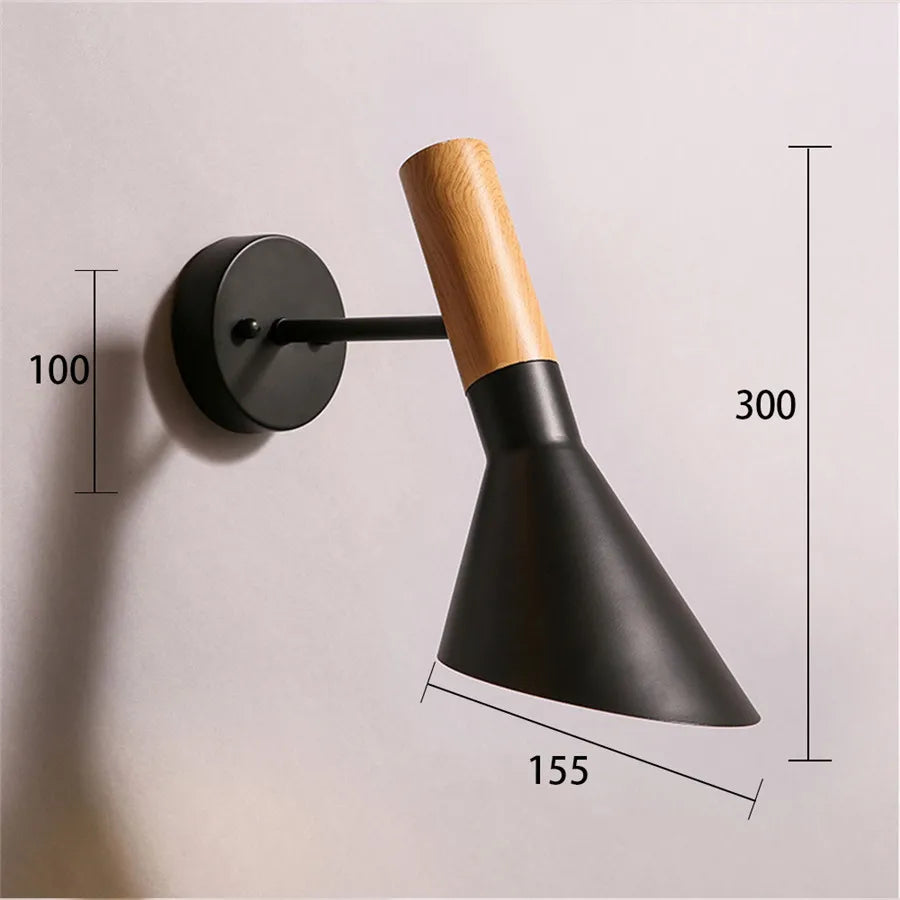Petite applique murale LED dimensions modèle 9