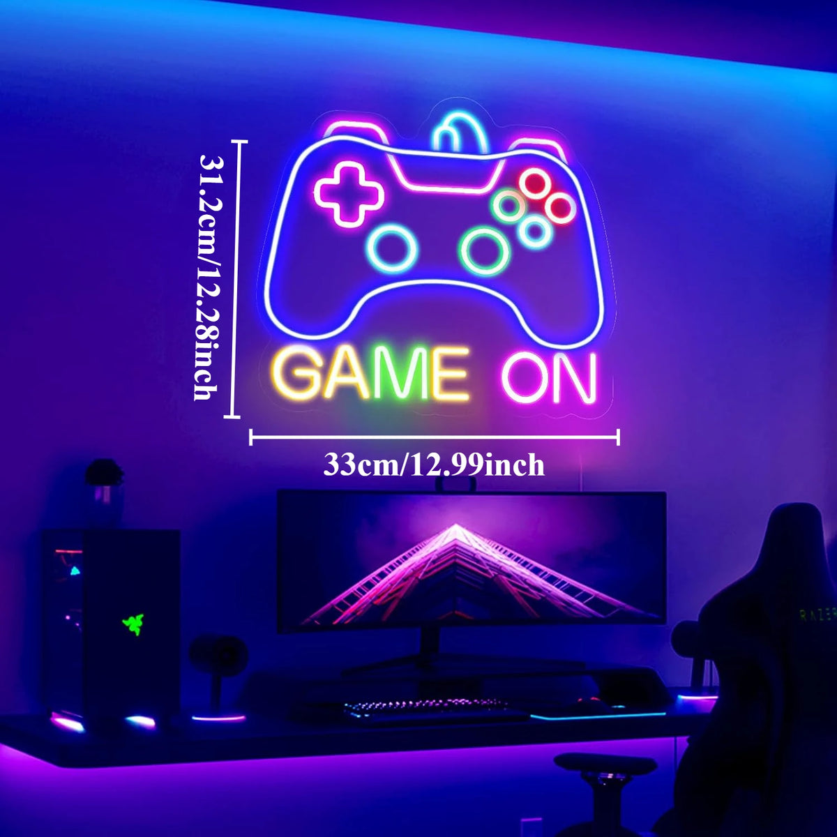 Applique murale pop art Gamer