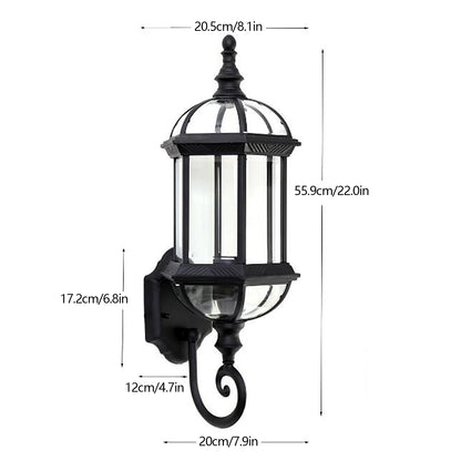 Applique murale LED extérieur vintage