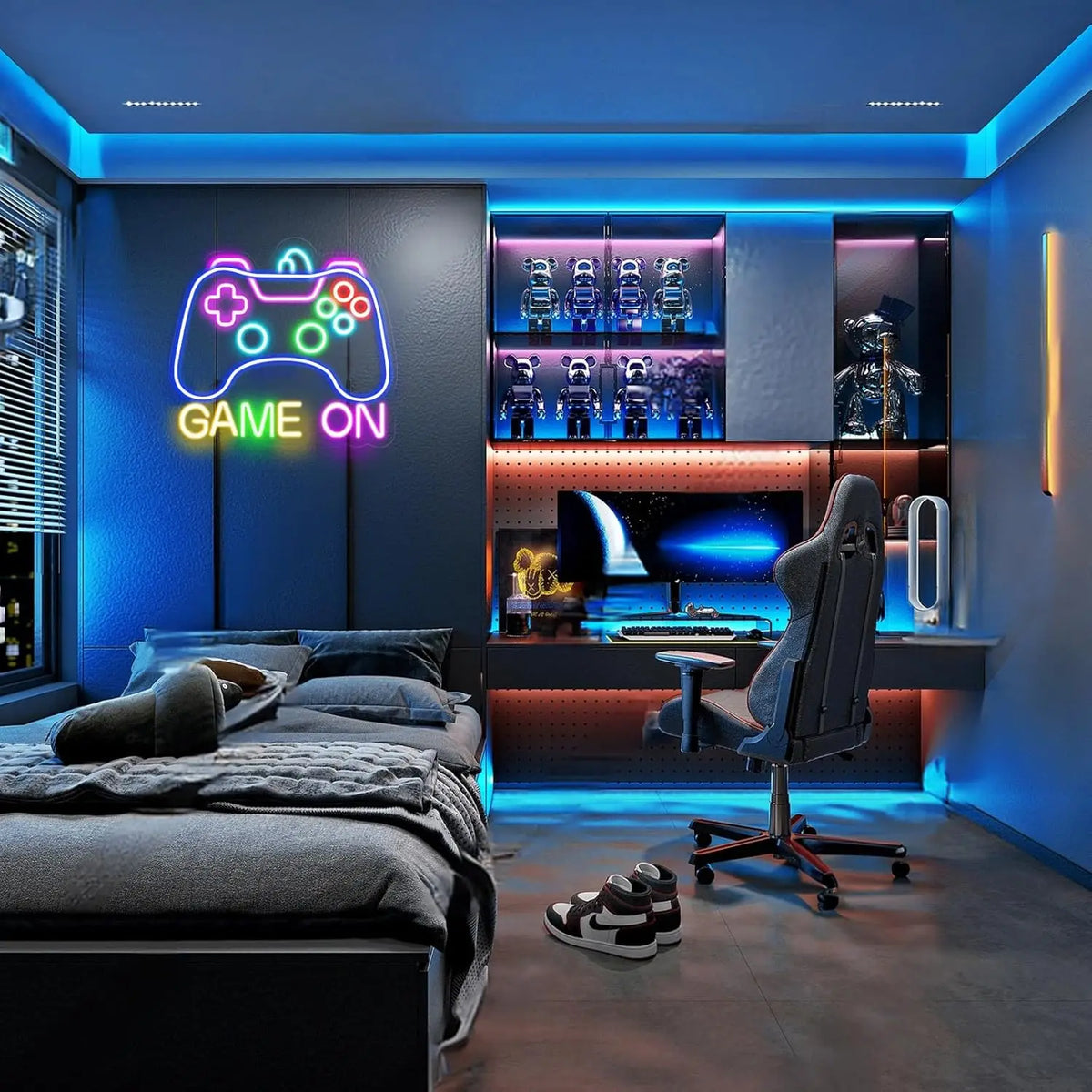 Applique murale pop art Gamer