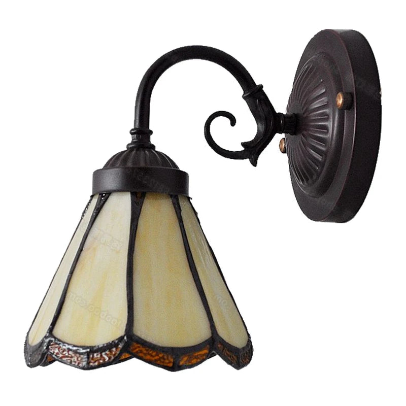 Applique murale anglaise en bois